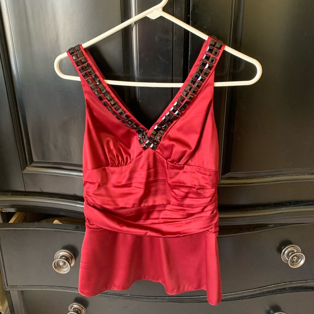 Satin tank.
